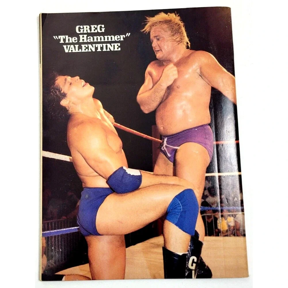 WRESTLING WORLD JUNE 1986  - IRON SHEIK / LEX LUGER /‎ HART FOUNDATION